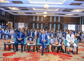 A large group of people outdoors